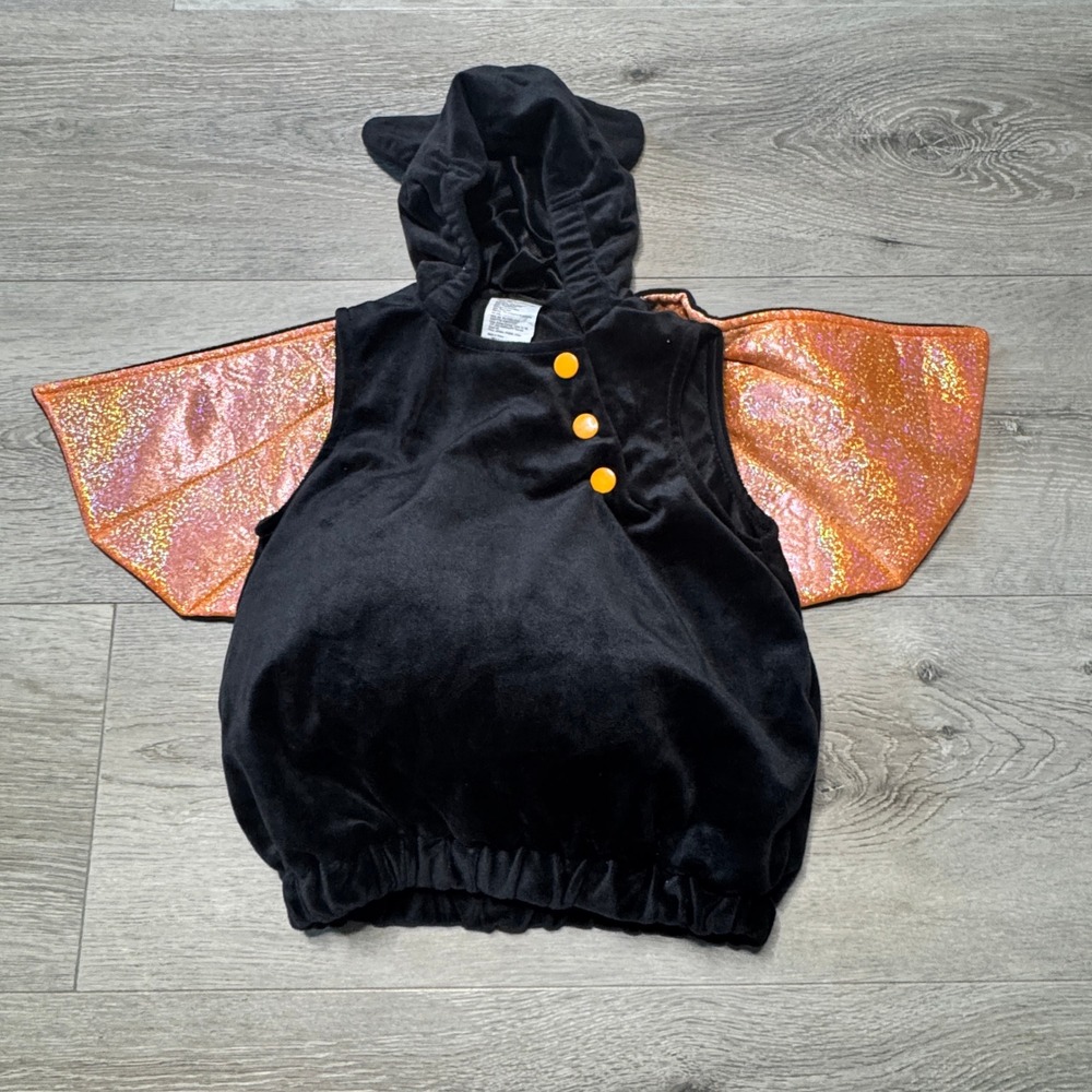 Target Hyde & EEK! Boutique Baby‎ Bat Halloween Costume Black Orange 0-6 Month